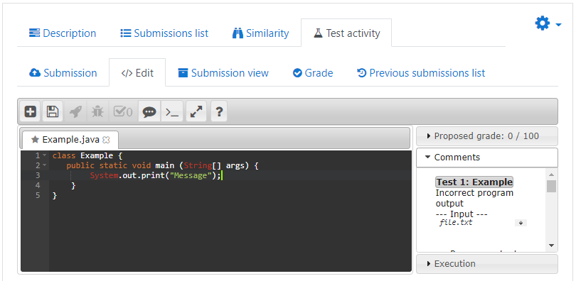 6. Automated program assessment — Virtual Programming Lab for Moodle (VPL)  3.4.3+ documentation